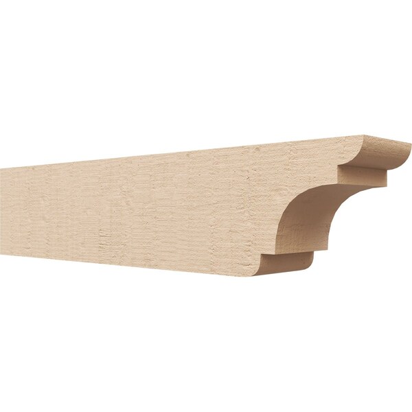 Ekena Millwork 6in. W x 8in. H x 36in. L New Brighton Woodgrain TimberThane Rafter Tail, Primed Tan RFTUR06X08X36NEBRCPR - main